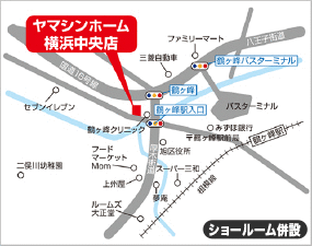 横浜中央店アクセスマップ